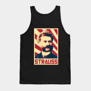 Johann Strauss II Retro Propaganda Tank Top